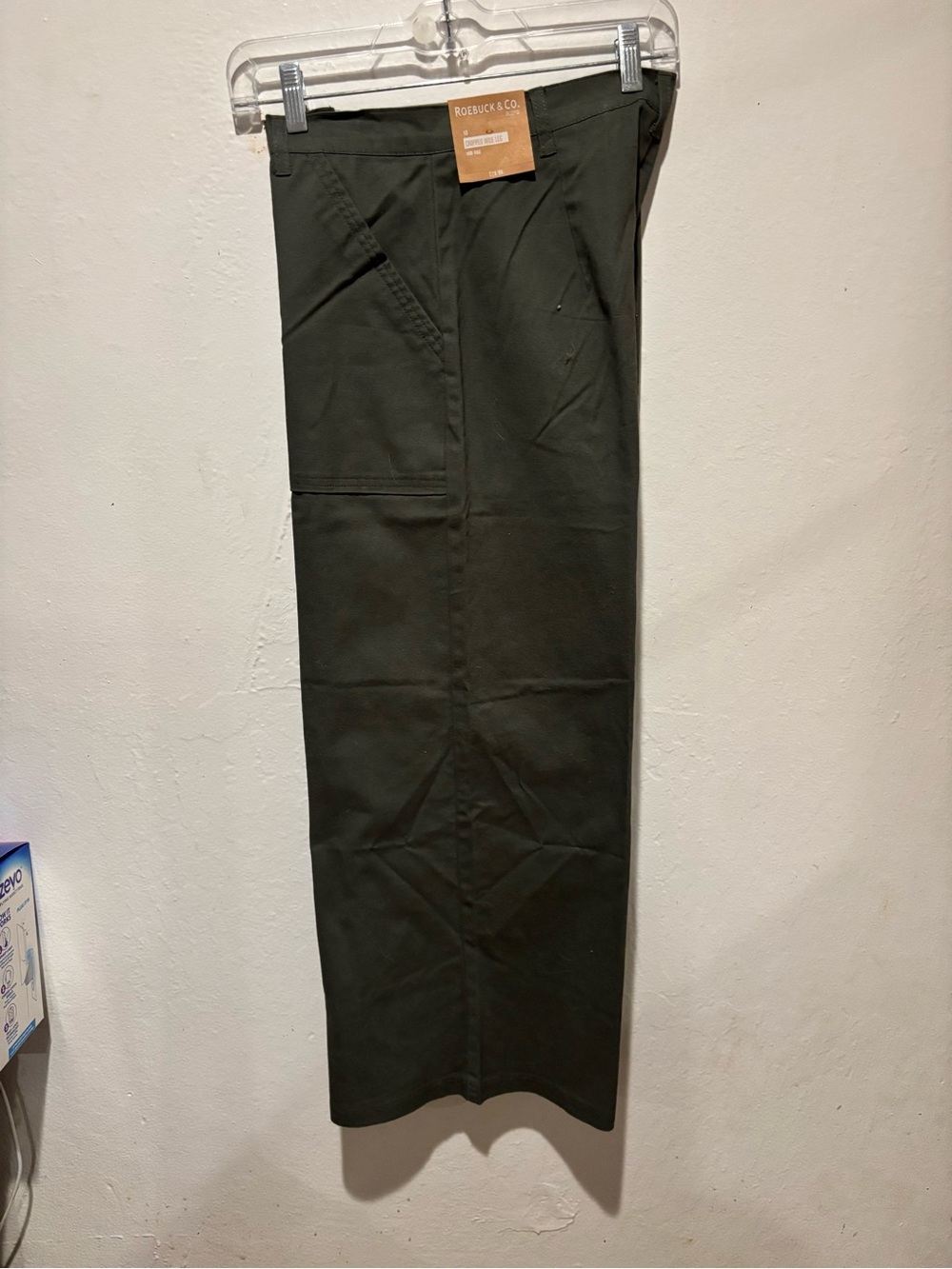 Olive Green wide legPants